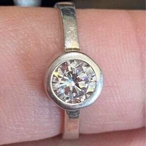 Ring Size 8 Sterling Silver 925 Women Semi-Precious Stone